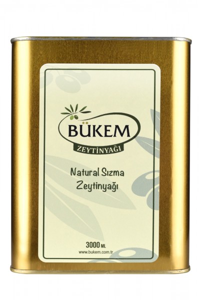 Bukem 3 Lt  Natural Sızma Zeytinyağı