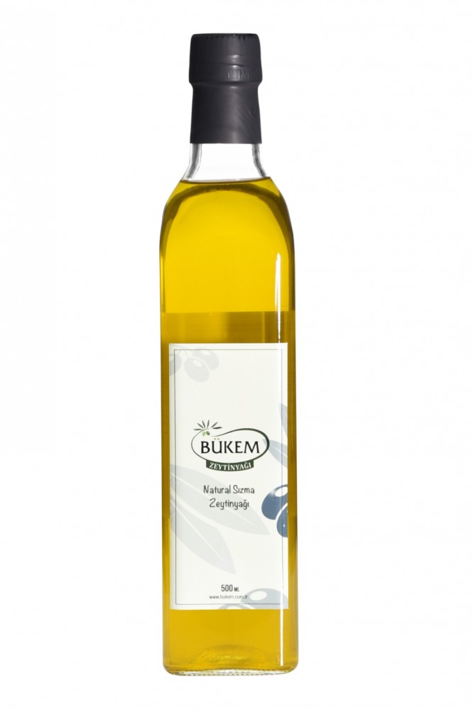 Bukem 500ML Pet Şişe Natural Sızma Zeytinyağı